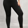 0b4f303a441fdf3bd4fa8fbe4ae15827-1 Women'sPlus Size Casual Black High-Elastic Tights Leggings