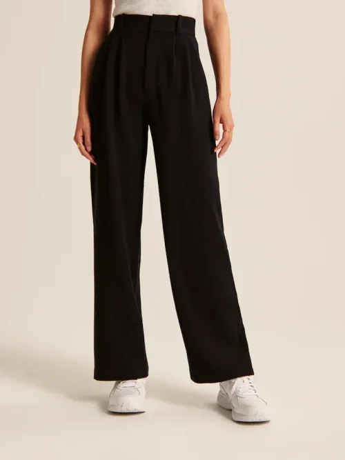 1-13-1 WOMEN'S EFFORTLESS TAILORED WIDE LEG PANTS