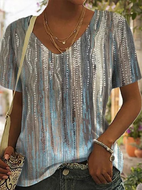 2-136f9ec6-57c2-415a-93d6-80d5465f8ab5-1 Retro Short Sleeve Print Top