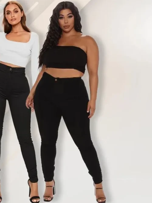3-13-1 HIGH-RISE STRETCH PLUS SIZE JEANS