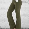 Flare High Waist Yoga Pant With Pockets