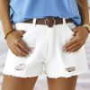 Casual Denim Denim Shorts