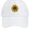Women's Sunflower Print Cotton Fit Adjustable Hat