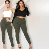 6-9-1 HIGH-RISE STRETCH PLUS SIZE JEANS