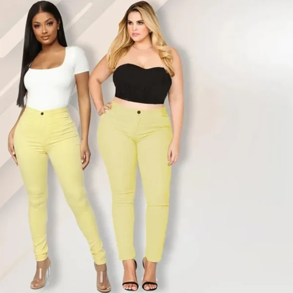7-9-1 HIGH-RISE STRETCH PLUS SIZE JEANS