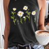 72cd0fcdc537de5bf4728e47eba138c7-1 Women's Cute Wildflower Casual Daisy Crew Neck Tank Top