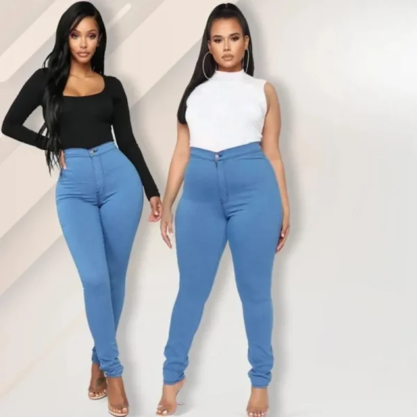8-8-1 HIGH-RISE STRETCH PLUS SIZE JEANS