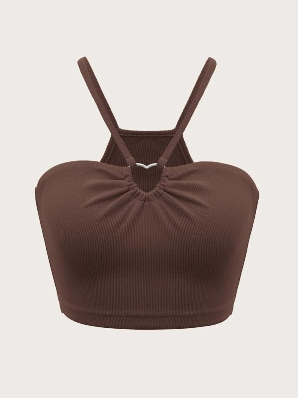 CoffeeSleevelessCropTop-01.jpg Women Summer Sleeveless Crop Top Y2K Basic Style Knitted T Shirt/1-1-1-1