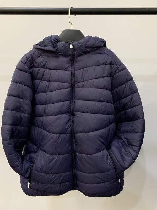 Big woolen hat and warm cotton jacket