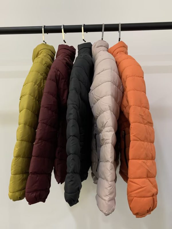 2023 Solid Color Stain-Resistant Short Down Cotton Jacket