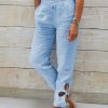 Women's Pants Trousers Faux Linen Black White Blue Fashion Casual Weekend Side Pockets Full Length Comfort Plain S M L XL 2XL