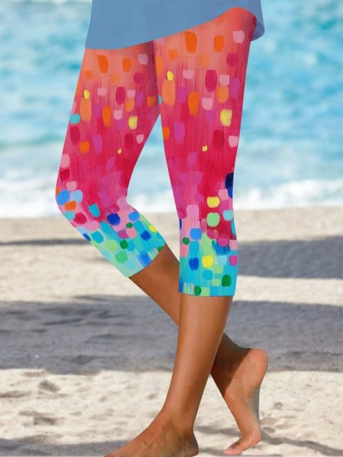 cec3ee2687368ce8cb6573353c4bd011-1 Vacation Abstract Tight Leggings