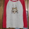 d1f7ff5f64b91a91bd5894601583800b-1 Colorblock Leopard Bunny Print Long Sleeve Top