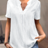 Cotton Casual Loose Plain Shirt