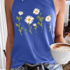 f98beff335304cfa9b784ec085758aa5-1 Women's Cute Wildflower Casual Daisy Crew Neck Tank Top