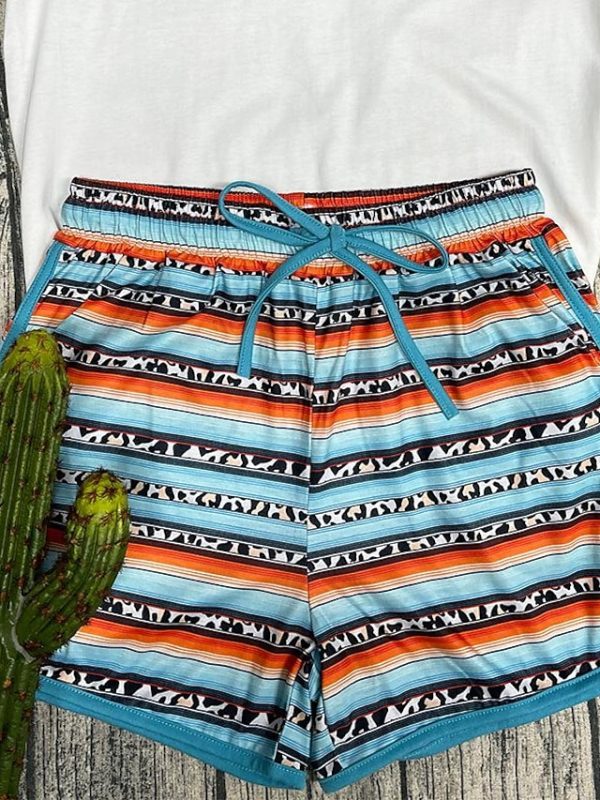 vlwrog1682582932963-1 Women's Wide Leg Shorts Casual Shorts Black White Yellow Beach Wear Casual Holiday Vacation Weekend Side Pockets Print Micro-elastic Short Comfort Graphic S M L XL 2XL